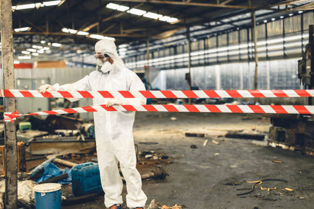 Professional Biohazard technician working in Salem, NC